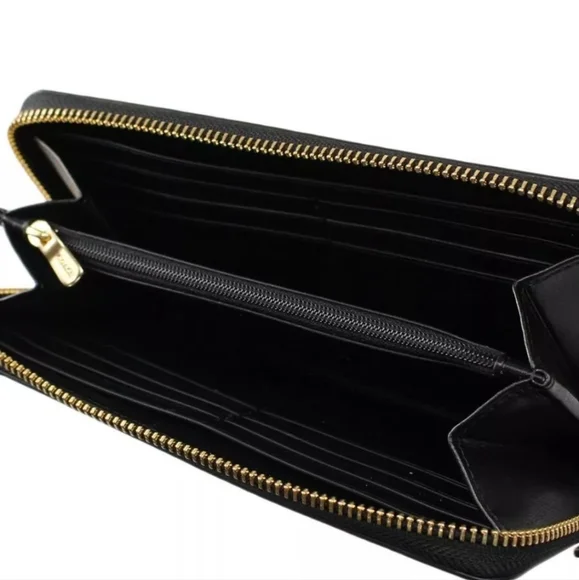 Coach Brown and Black Leopard Print Wallet - Picture 2 of 6